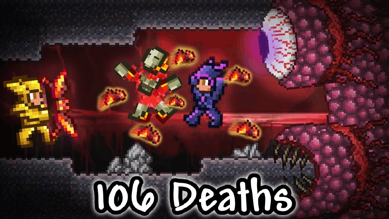 How We Beat MASTER MODE Terraria With FRIENDLY FIRE Enabled