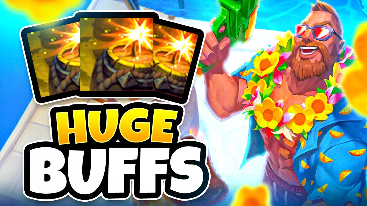 MASSIVE Gangplank BUFFS! 80% SLOW ON EVERY BARREL!