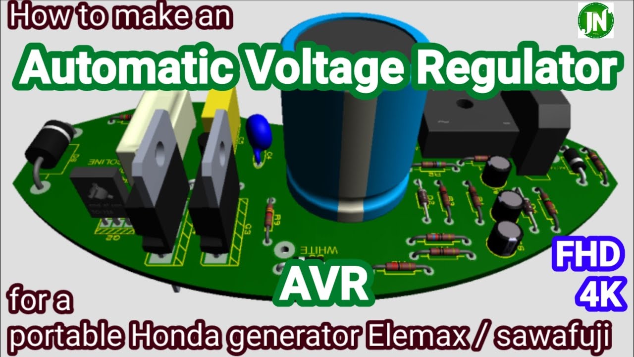 Как сделать автоматический регулятор напряжения AVR для генератора Honda Elemax/sawafuji