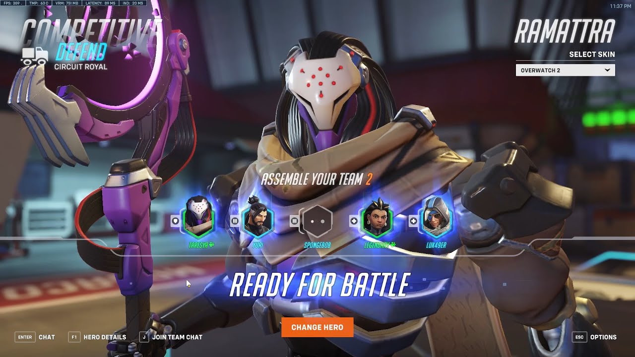 IS KSAA #1 RAMATTRA IN THE WORLD! KSAA RAMATTRA + SIGMA OVERWATCH 2 GAMEPLAY SEASON 8