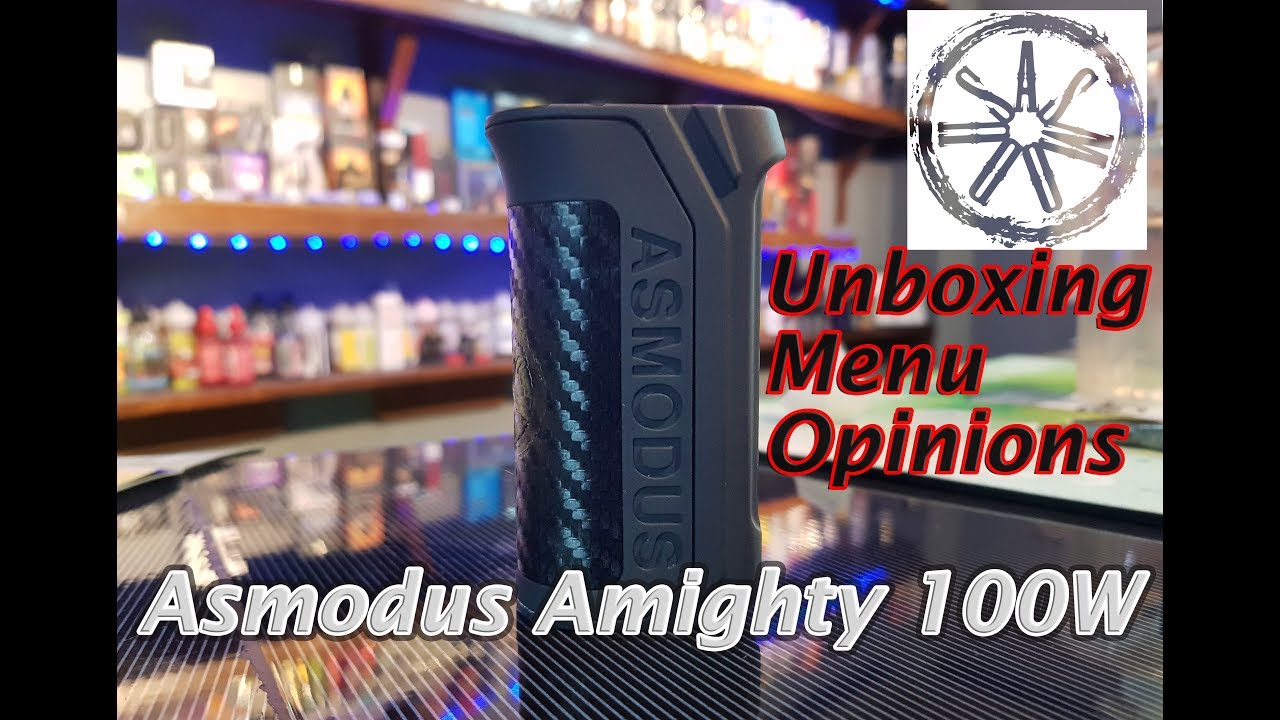 Asmodus Amighty 100w Unboxing, Review and my Opinions