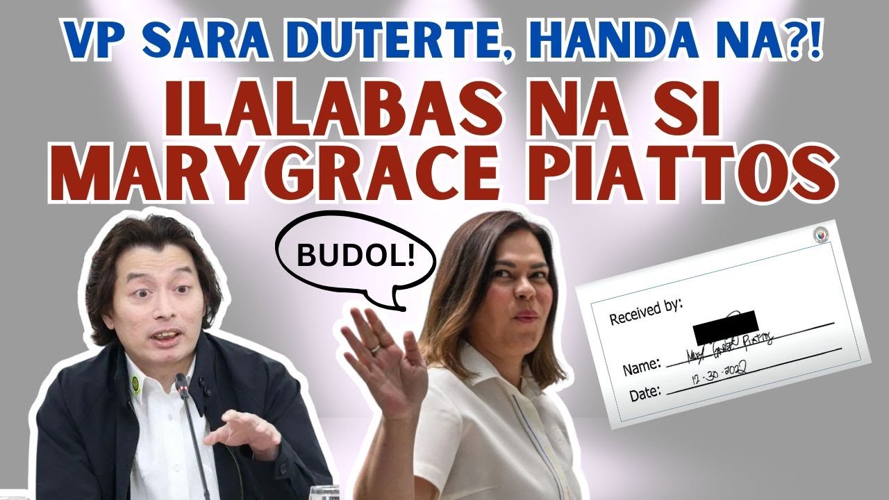 VP SARA  HANDA NA?! IPAPAKILALA NA DAW SI MARYGRACE PIATTOS