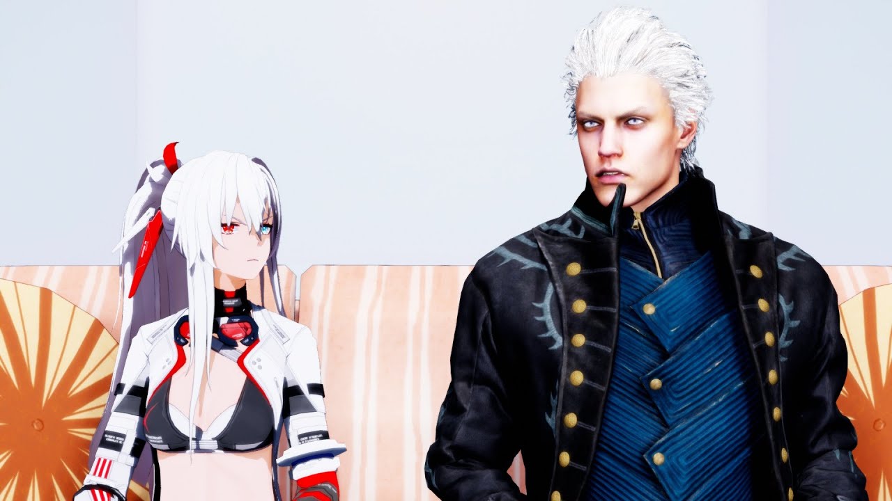 Female rover show "Alpha meet Vergil" -Wuthering waves MMD
