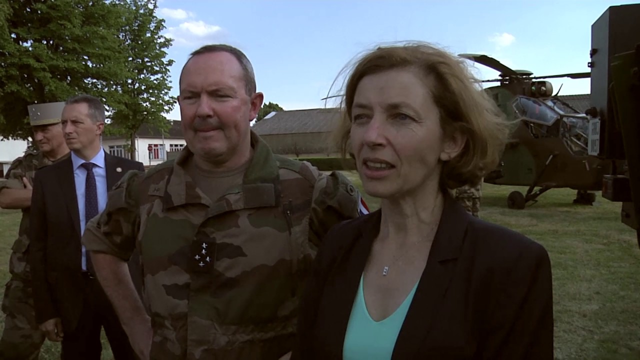 La ministre des Armées en visite sur le camp de Satory