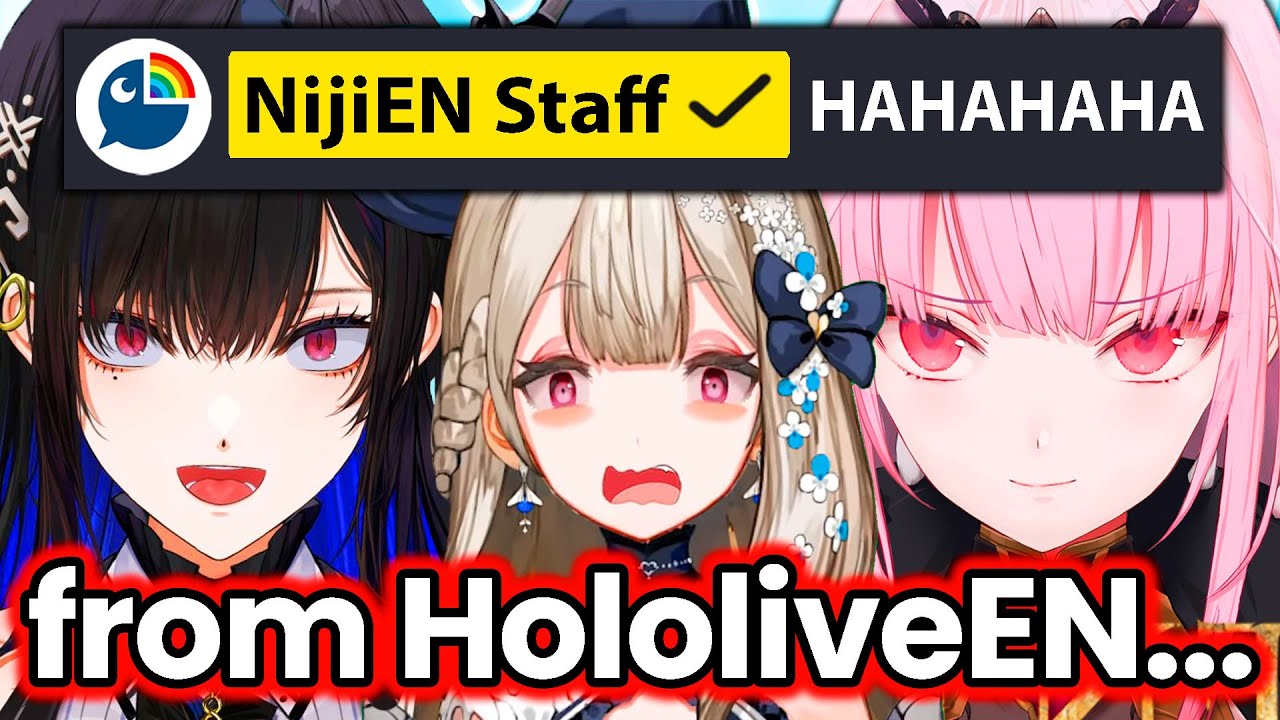 Calli and Nerissa Joins Reimu's Stream and Made All NijiEN Staff Laugh 【Hololive EN / Nijisanji EN】