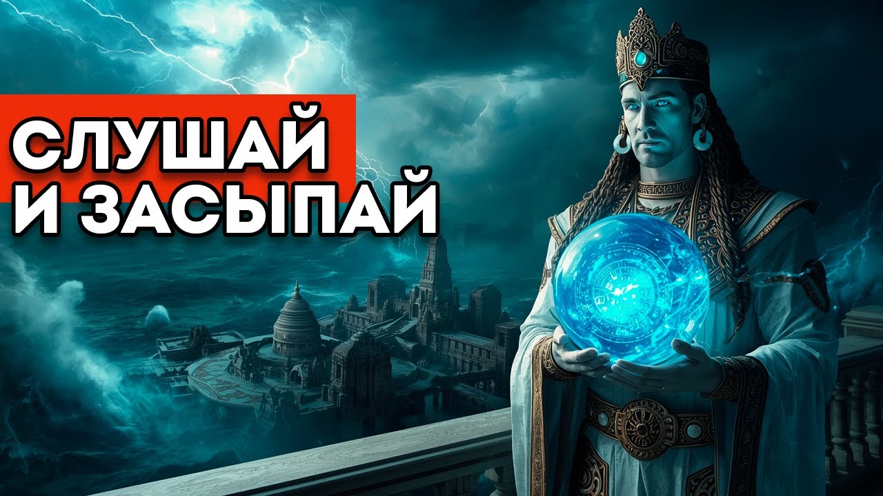 Атлантида: Что Скрывали Жрецы Перед Гибелью 🌊 | Расслабляющая Лекция для Сна 🌙