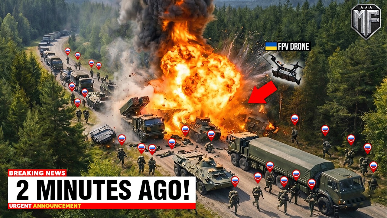 Russia&rsquo;s MOST BRUTAL Assault Column ENTERS Ukrainian Kill Zone - 2 Minutes Later, GONE