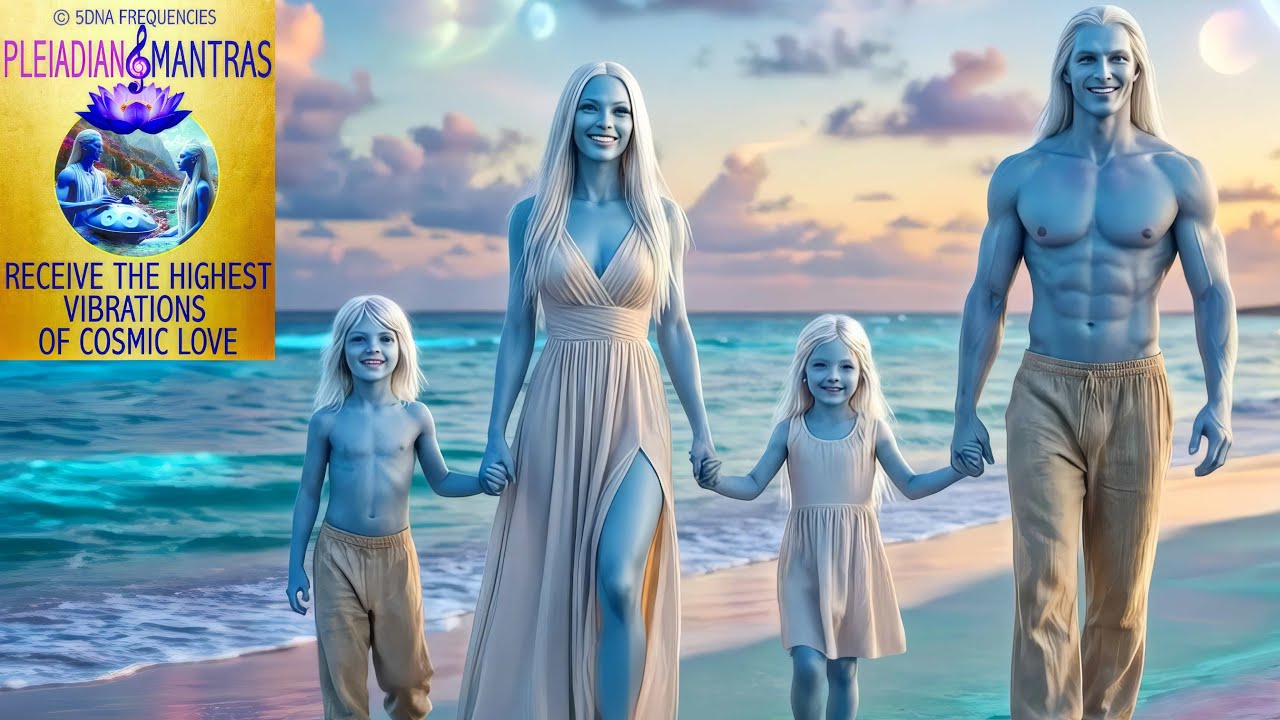 PLEIADIAN LOVE FREQUENCY 💜 Divine Masculine & Feminine Union | Starseed Creation Codes