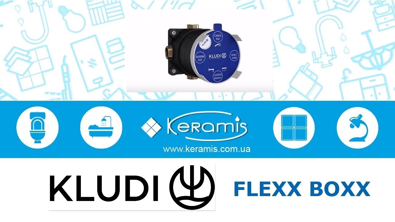 Установка встраиваемой части - #KLUDI FLEXX BOXX