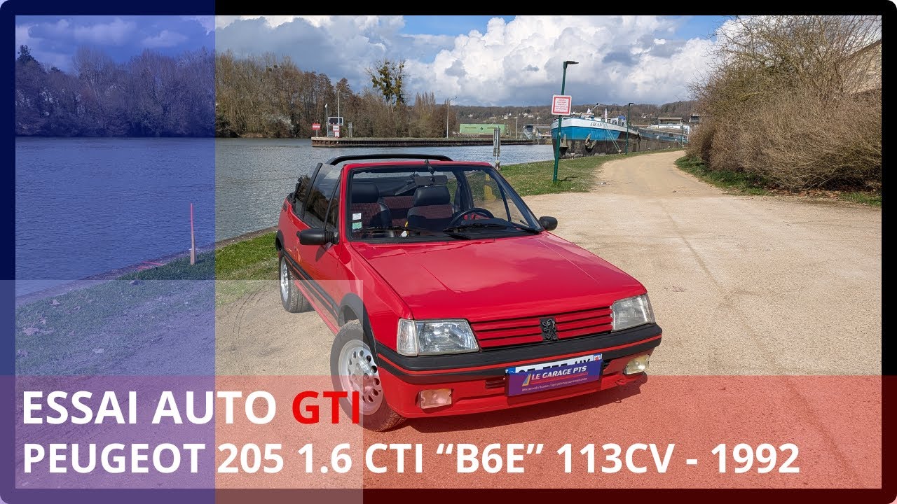 TEST AUTO GTI - PEUGEOT 205 1.6 CTI 