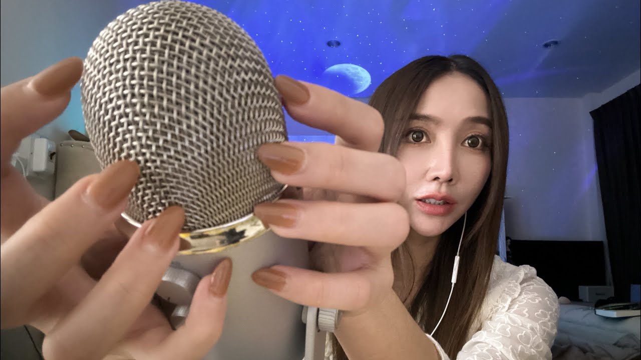 ASMR Mic Scratching เสียงเกาไมค์ไม่มีที่ครอบ แบบเบาๆ ฟินๆ