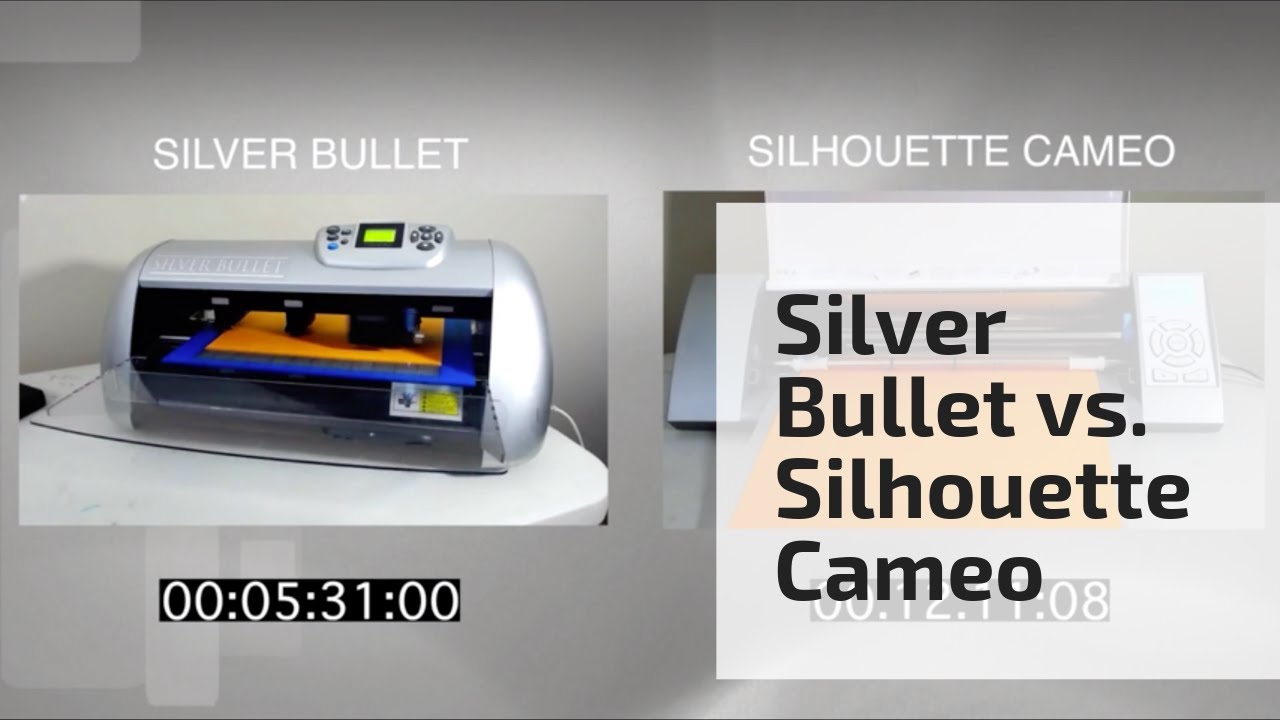 Silver Bullet vs Silhouette Cameo Cutting Speed