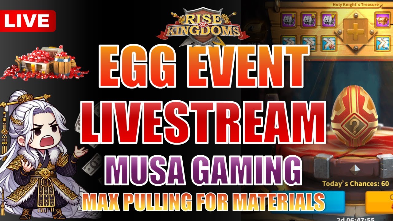 EGG EVEVNT Max Pulling in Musa's First EVER Livestream (Recap)