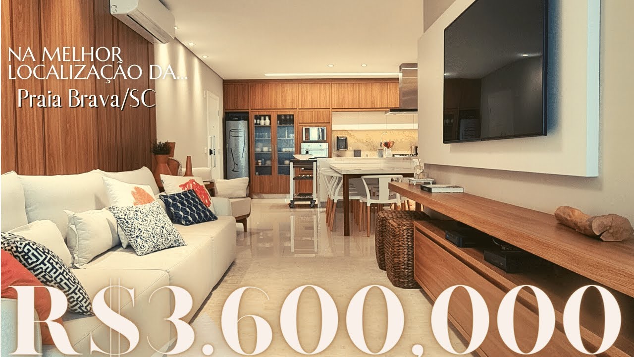 A melhor localiza&ccedil;&atilde;o da Praia Brava, conhe&ccedil;a o Solares da Brava, apartamento com 3 su&iacute;tes e 149m2.