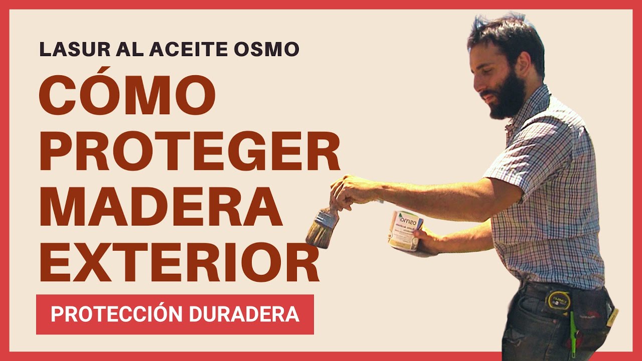 [DEFINITIVO] Cómo proteger mesa de madera exterior del agua y el sol con aceite Osmo