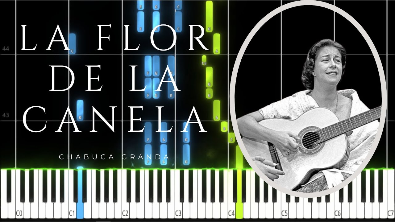 La flor de la canela | Chabuca Granda PIANO TUTORIAL (Sheet in the description)