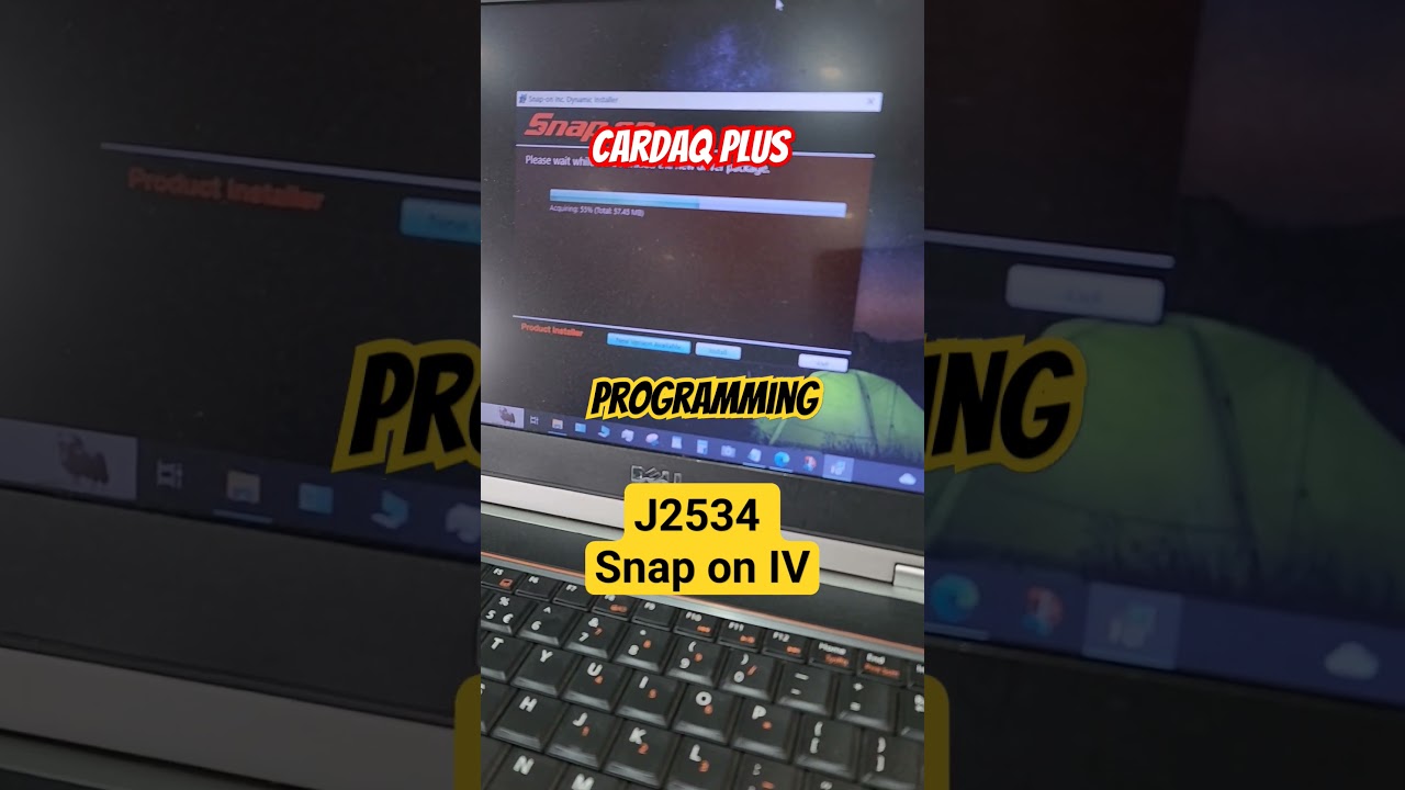 j2534 programming snap on IV