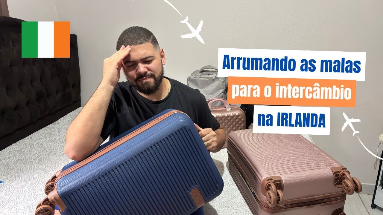 ARRUMANDO AS MALAS PARA O INTERCÂMBIO NA IRLANDA 🇮🇪 | O QUE DEVO LEVAR?