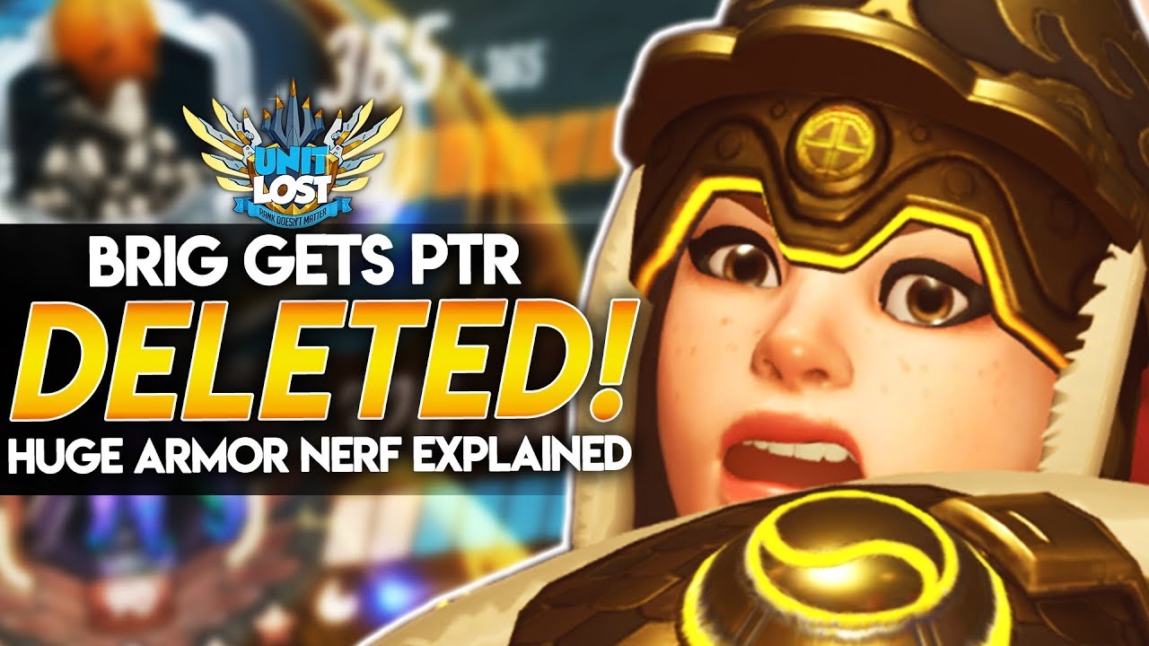 Overwatch - MASSIVE Brigitte NERF Explained! - HUGE Armor Changes!