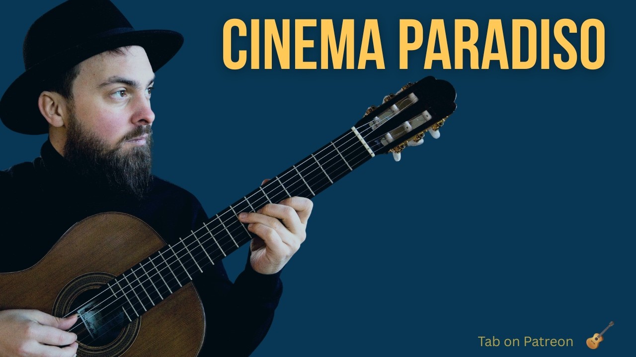Cinema Paradiso Love Theme - Beautiful Classical Guitar Arrangement