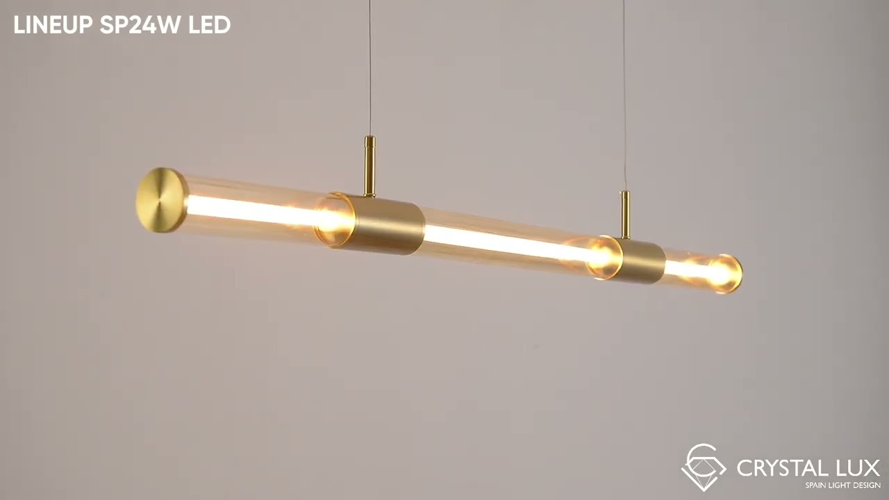 Светильник подвесной Crystal Lux Lineup LINEUP SP24W LED CHROME