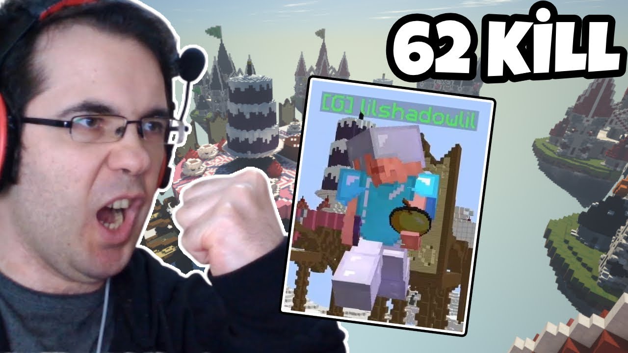 62 Kill! KIRK KİŞİYE KARŞI TEK KALDIM! TARİHİ BİR MA&Ccedil;! | Minecraft Egg Wars