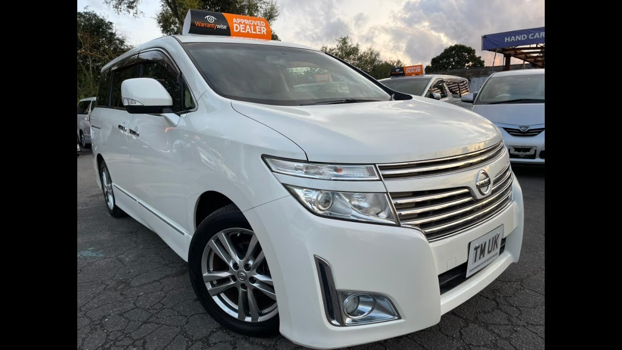 Nissan Elgrand 2010 New shape Facelift model 2.5 litter 7 seater MPV