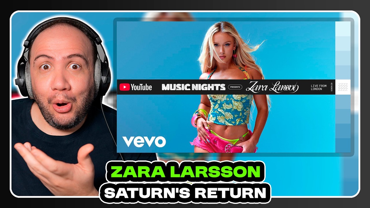 Zara Larsson - Saturn's Return (Live From London - YouTube Music Nights) | TEACHER PAUL REACTS 🇸🇪