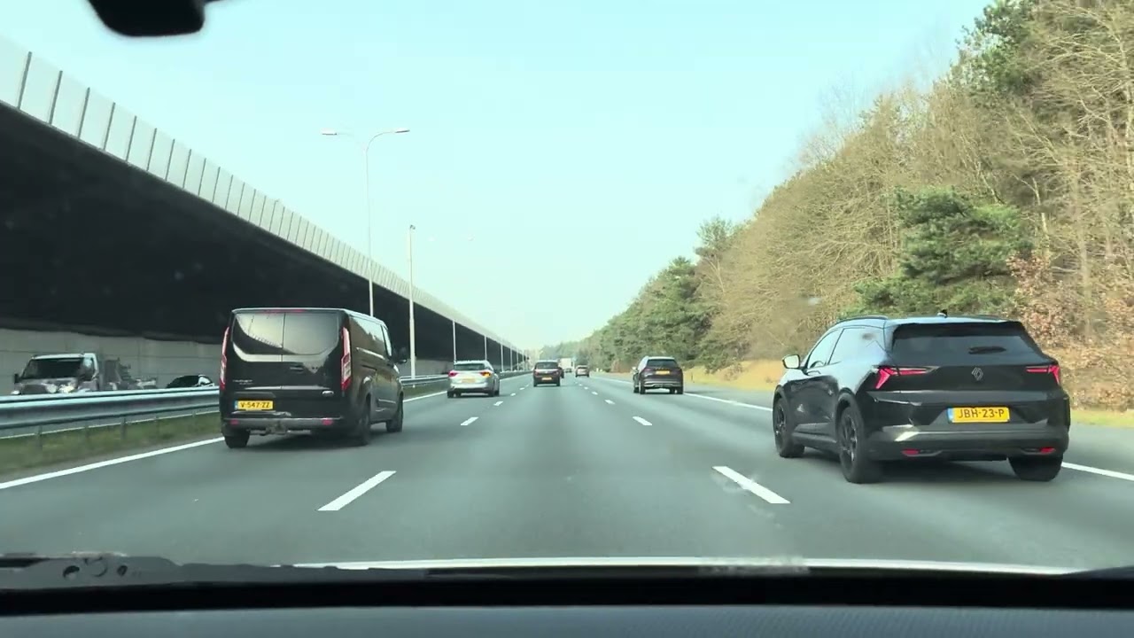 Op weg naar Utrecht 🇳🇱 | Ontspannende rit op de Nederlandse snelweg”
