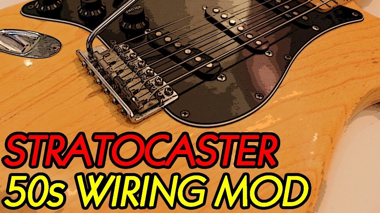 Strat: '50s Wiring Mod (+ Luxe Phone Book Capacitor)