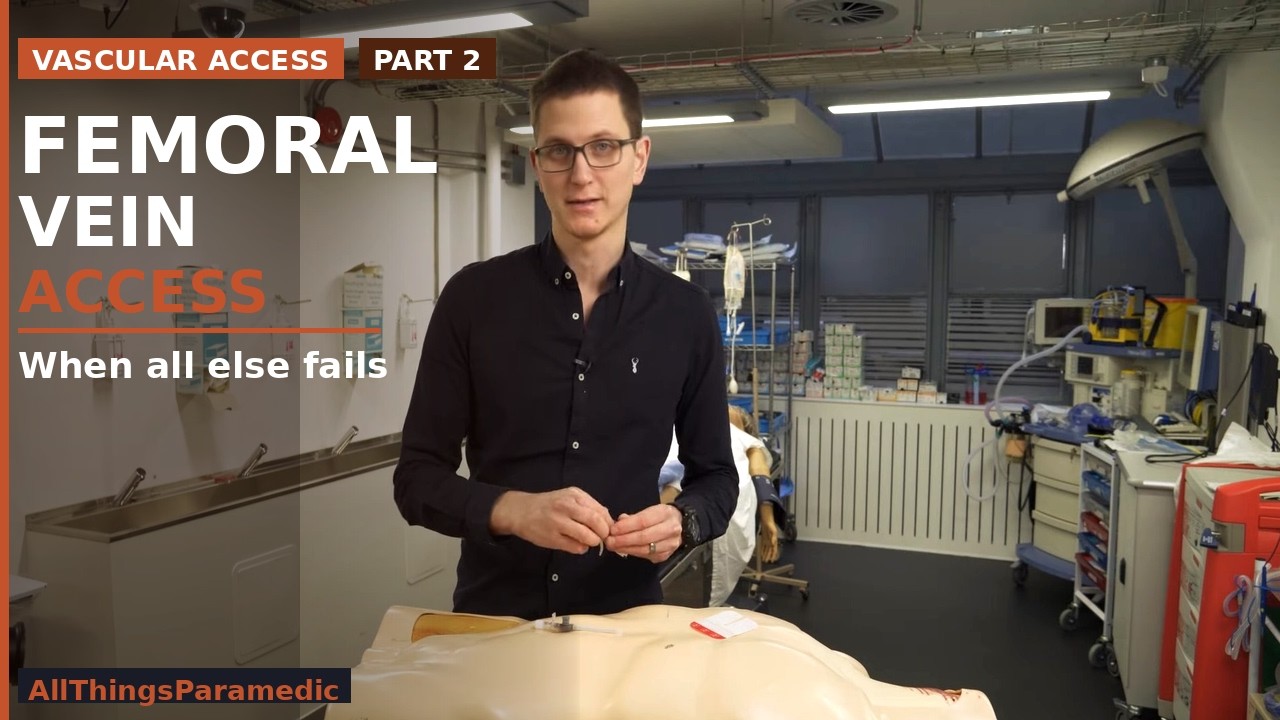 How to Cannulate the Femoral Vein Step by Step Guide for Emergency & Critical Care Providers