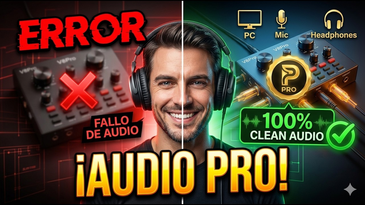 ¡Configura tu V8 SIN ERRORES! 3 Métodos Comprobados + Tips para AUDIO PROFESIONAL 2025
