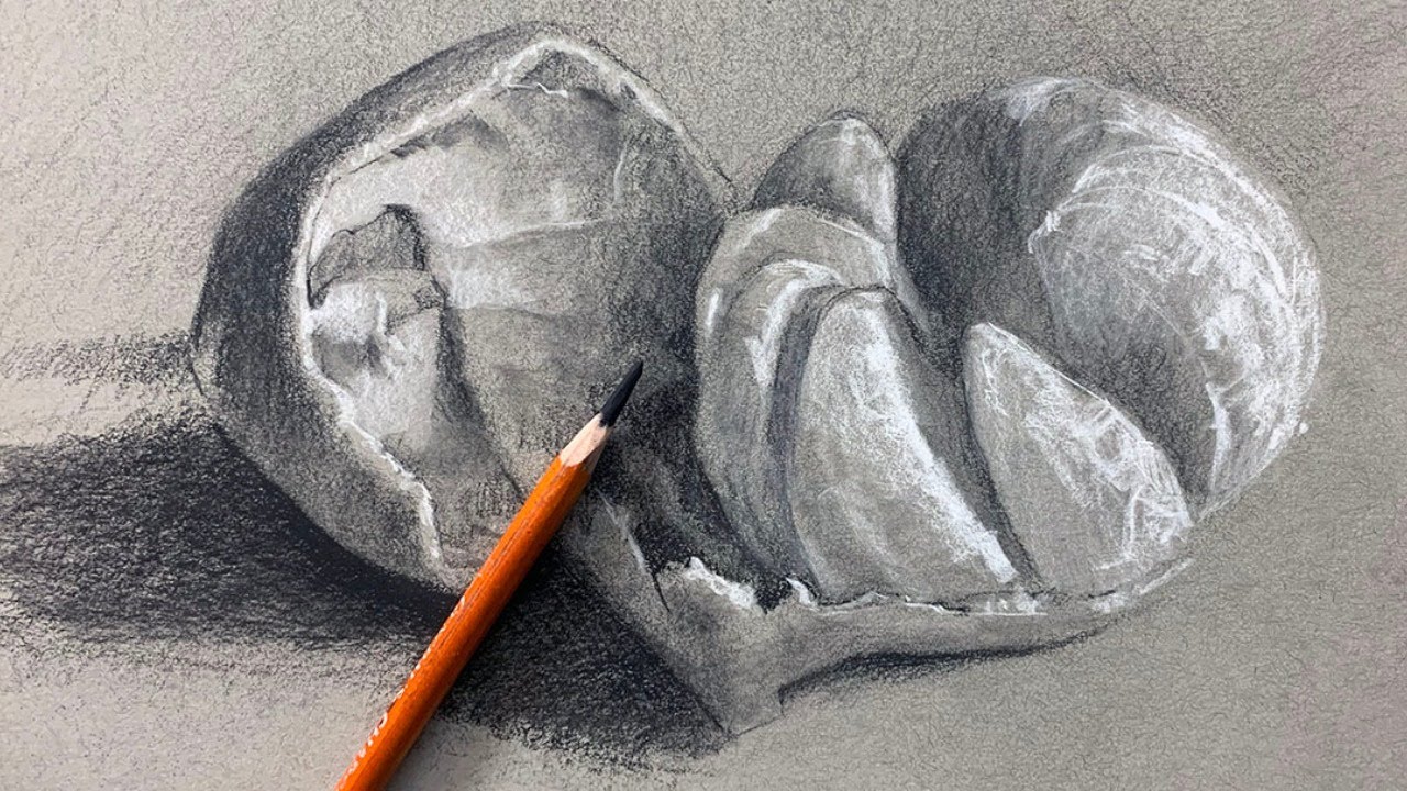 This is a peeling | Drawing an Orange