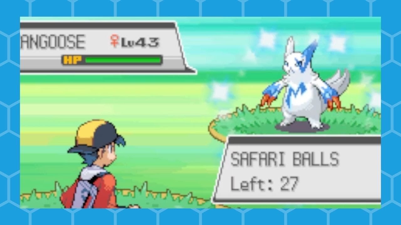 Live!! Shiny Zangoose after 6,868 REs WIN or FAIL? in HeartGold Safari Zone