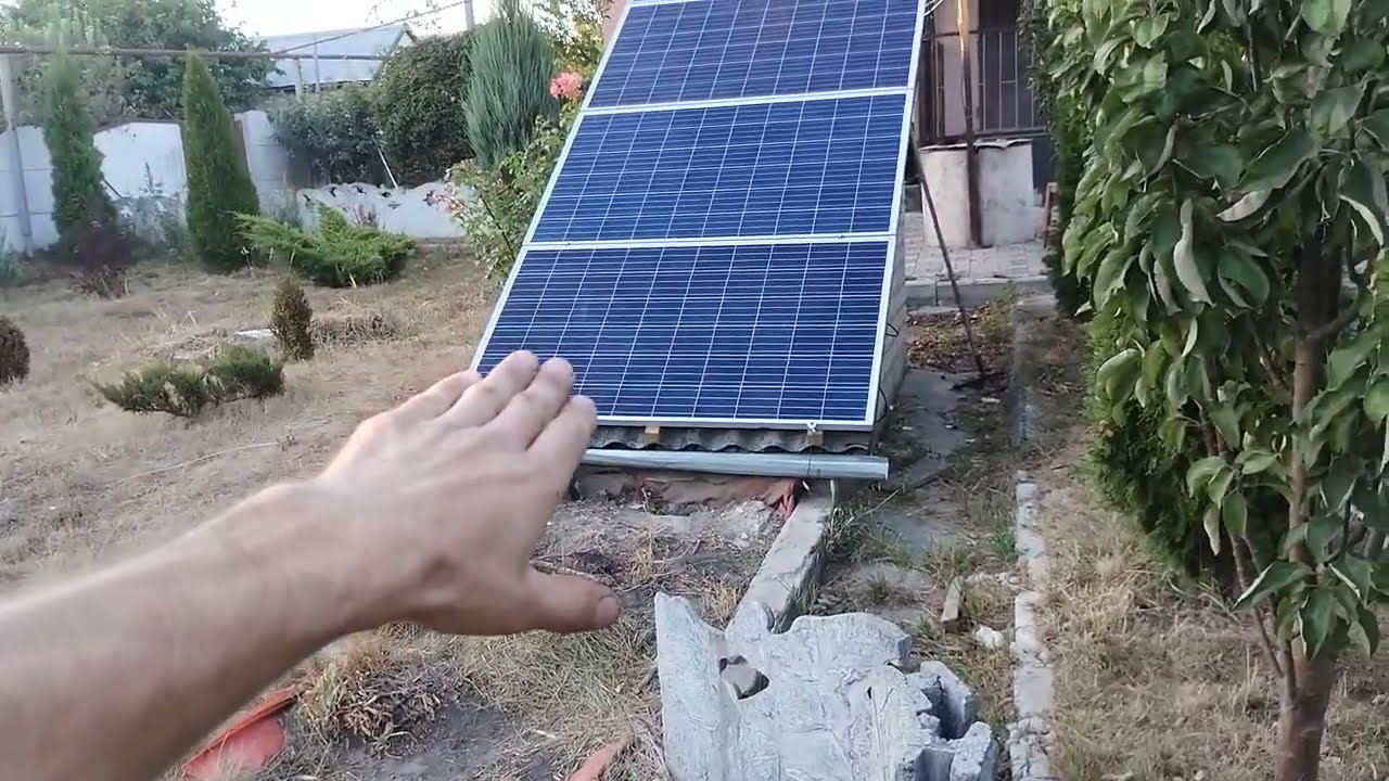 Міні СЕС сонячна електростанція на 1 КВТ.