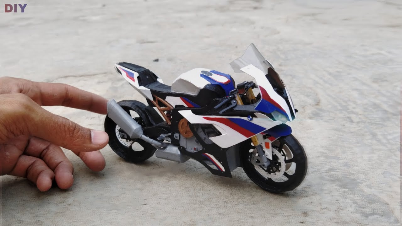 DIY BMW S1000RR - Making bike with paper and cardboard