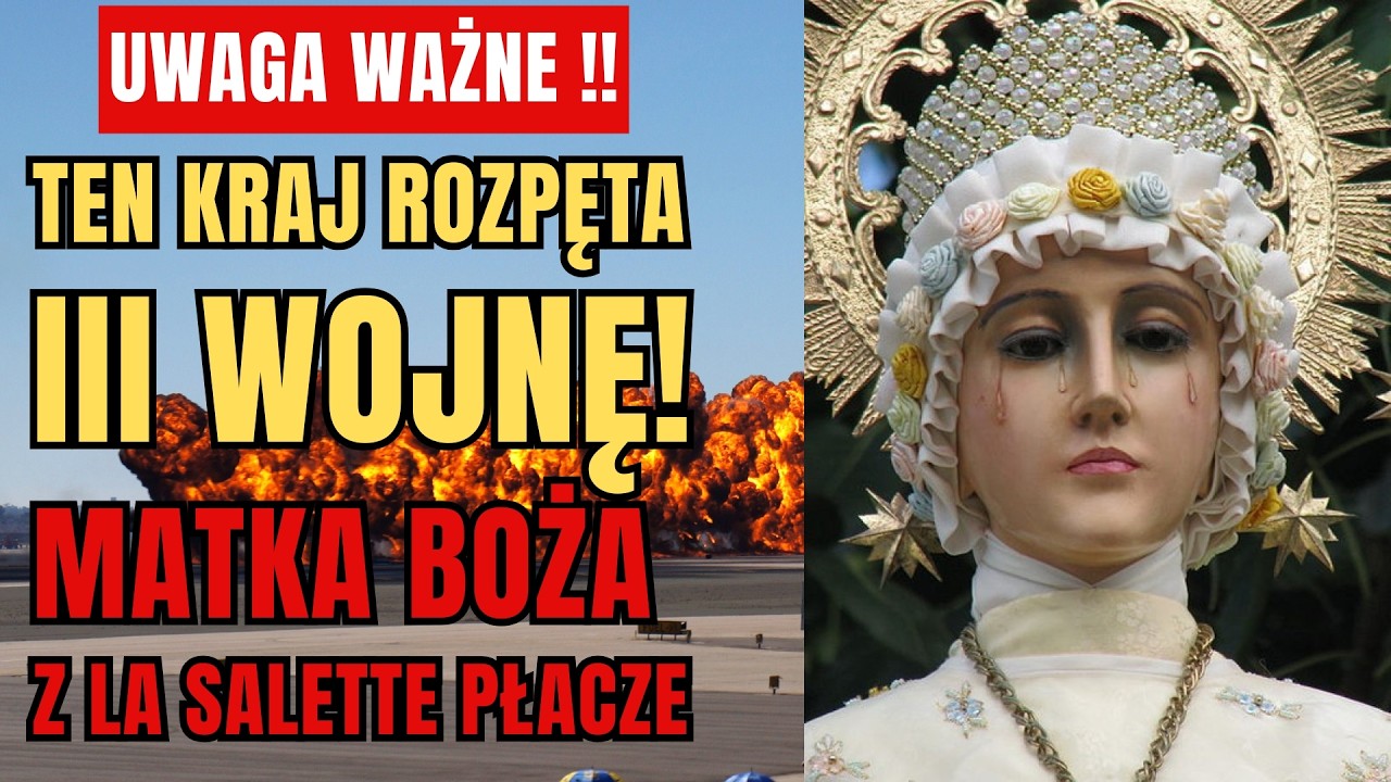 🚨 UWAGA: Obraz Matki Bożej z La Salette Płacze | Coś Strasznego Rozpocznie Się ...