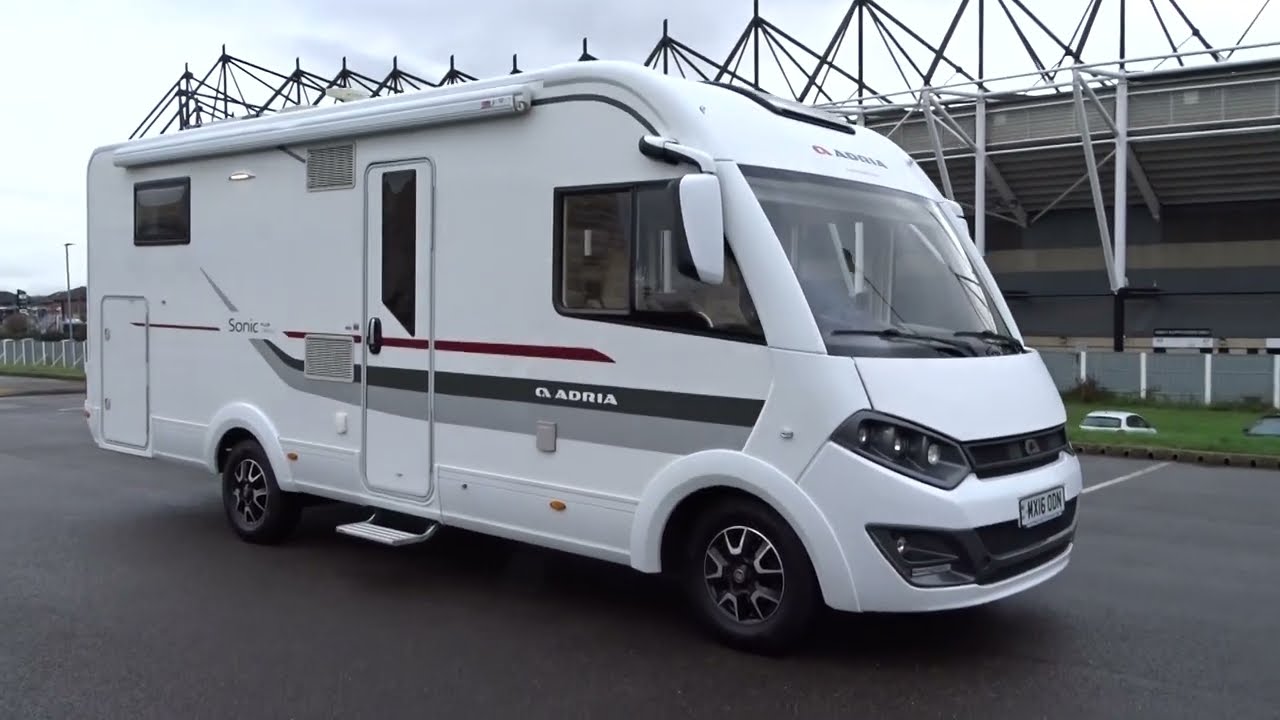 2016 2.3 DIESEL AUTOMATIC ADRIA SONIC PLUS I 700 SBC A-CLASS MOTORHOME 4 BERTH ISLAND BED £59995