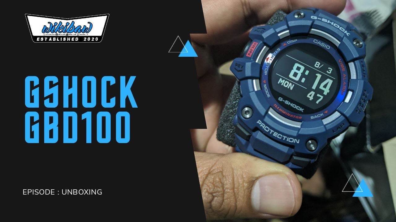 UNBOXING : GSHOCK GBD-100 #038