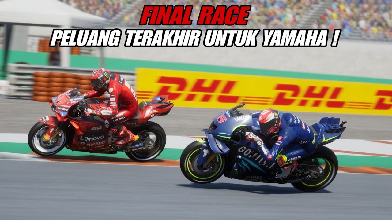 Satu Balapan Tersisa ! Pertarungan Terakhir Risrio VS Quartararo ! - MotoGP24 Career 177