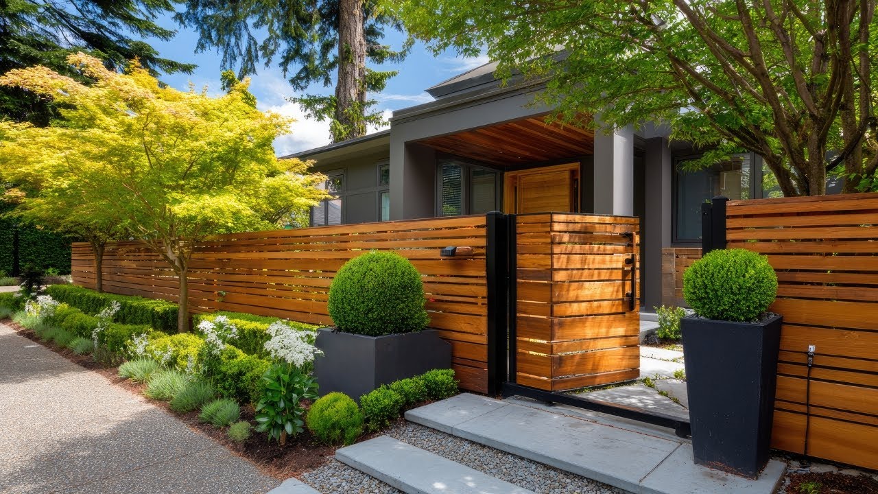 Stylish Garden Fence Ideas for a Modern Front Yard Makeover