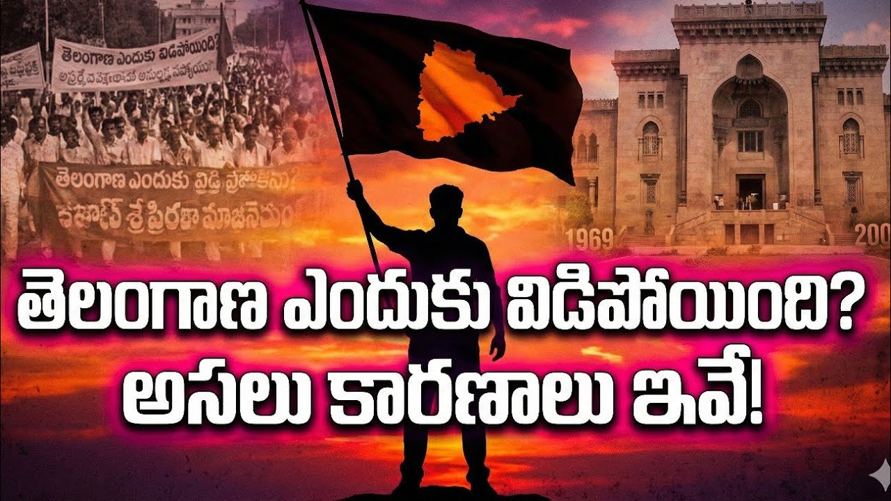 తెలంగాణ ఎందుకు విడిపోయింది? అసలు నిజాలు ఇవే! 🚩 | The Real Reason Behind Separation