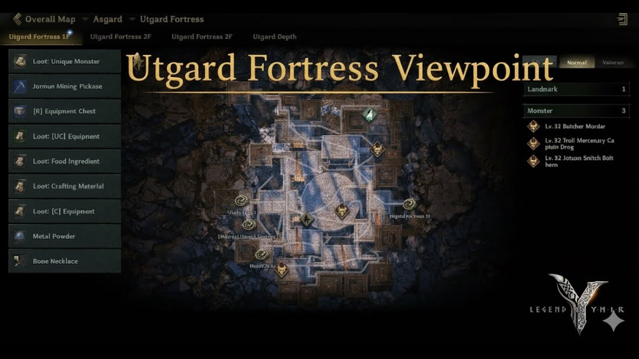 Utgard Fortress Viewpoint | Legend of Ymir