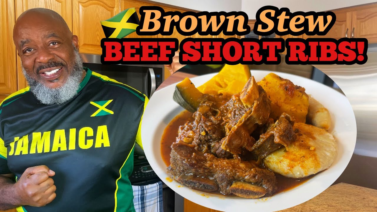 How to make Brown Stew Beef Short Ribs! | Deddy's Kitchen