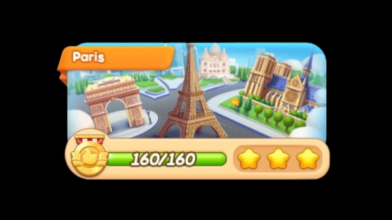 Cooking City game, Paris Bonus Level