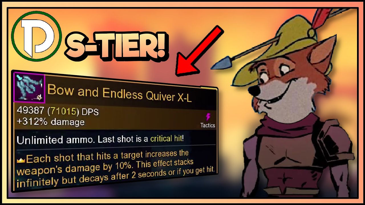 (5BC) ALL 4 BOSSES HITLESS! - Bow and Endless Quiver Showcase - Dead Cells