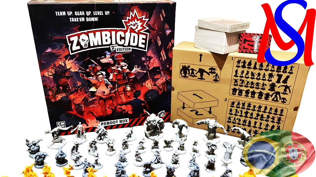 Unboxing da Reboot Box - Expansão de personagens para o Zombicide 2nd Edition