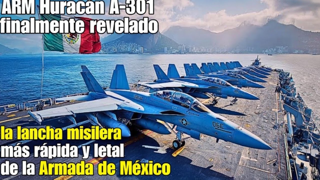 ARM Huracán A-301 finalmente revelado, la lancha misilera más rápida y letal de la Armada de México