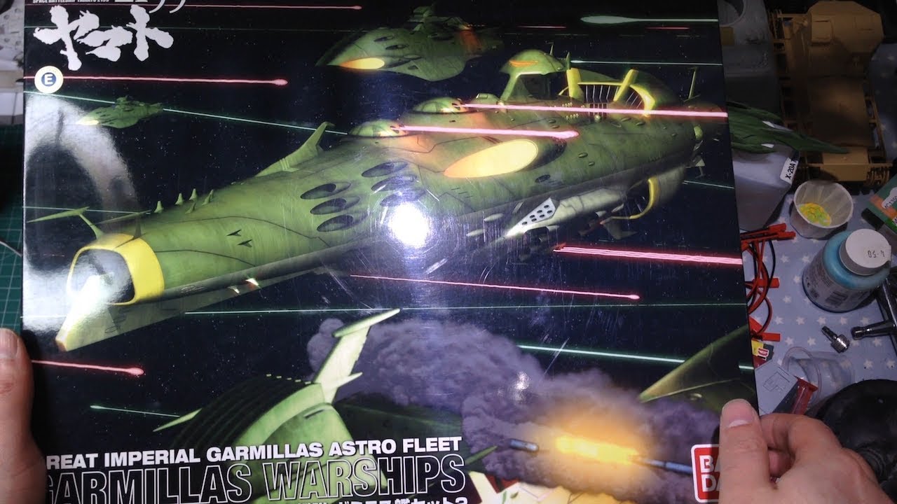 Bandai Space Battleship Yamato 1:1000 Gaiderol Battleship Full Build