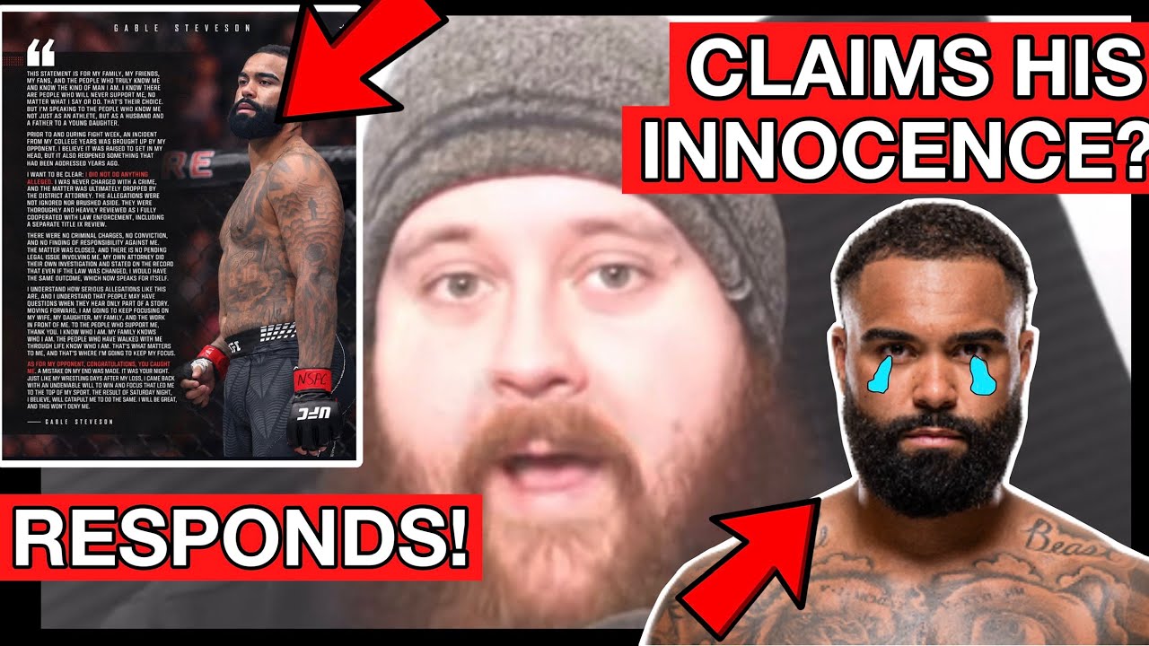 The MMA Guru REACTS To Gable Steveson NEW RESPONSE TO ALLEGATIONS After His LOSS? CLAIMS INNOCENCE? 